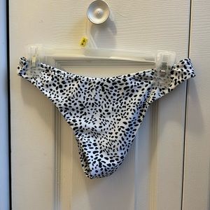 Shein Cheeky Black & White Bikini Bottom